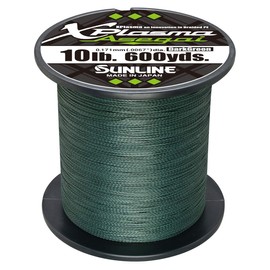 Sunline 63043264 Xplasma Asegai, Dark Green, 12LB Test/600 YD