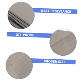 CAXUSD Fireproof Camping Fire Pit Mat Durable Outdoor Protection Pad for BBQ Lightweight Easy to Clean for Deck Grass Patio Use