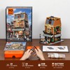 Funwhole Book-Cafe Lighting Building-Bricks Set - City Town Coffee House
