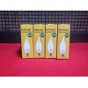 Haraqi 12 Pack 60w E12 C32 Flame Tip Clear Light