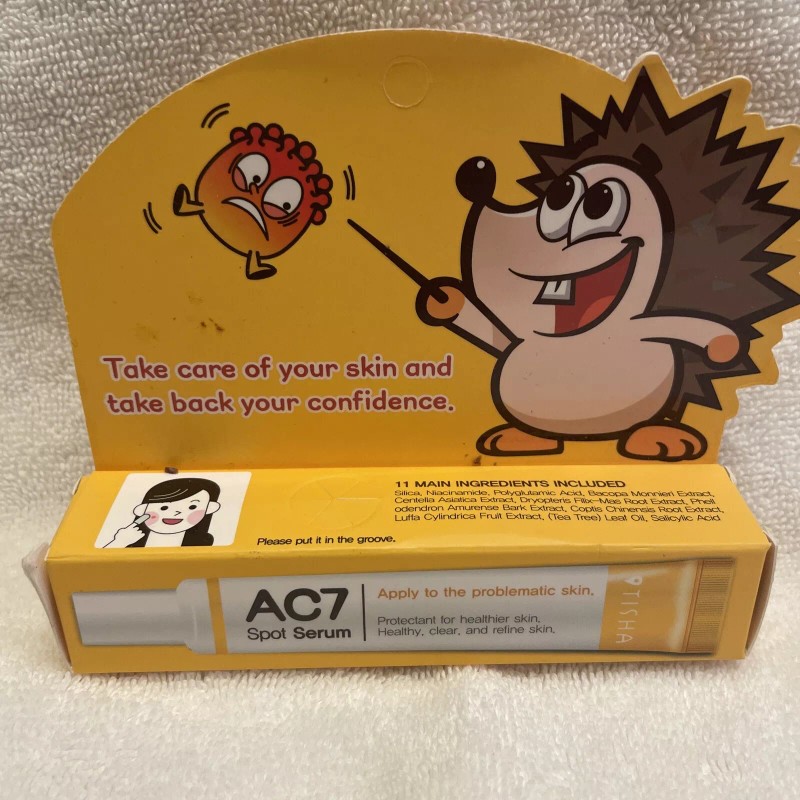 Cure TISHA AC7 Spot Serum Brightening Moisturizing Troubled Skin Acne