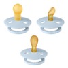 Bibs Natural Dummy Pacifier - Try It 3 Pack Anatomical,