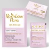 RainbowPana Feminine Wipes, 120 Count ON-THE-GO Individually Wrapped | Flushable