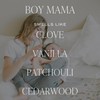 Sweet Water Decor, Boy Mama Candle – Palo Santo, Patchouli,