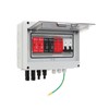 VOU 600V Solar DC PV Combiner Box,2 String with Lightning