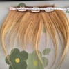 Blonde Clip In Baby Hair Air Bang Natural Human Hair