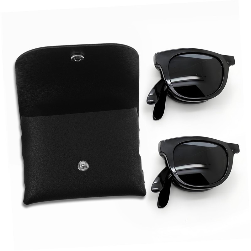 BESPORTBLE Eyewear Pouch Compact Folding Glasses Case Water-resistant Sunglass Organizer