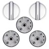 Upgrade W10766544 Gas Stove knobs Replacement for Whirlpool WFG540H0ES0 Range