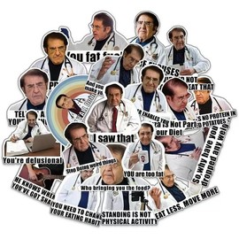 Doctor Phrase Pattern, 12pcs/set Fridge, Room Adults Inspirational Refrigerator Diet Control, Home, Room - Colour: Colorful, Number of: 20