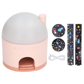 Star Projection Lamp Innovative Bedside Night Light Children Bedroom Romantic Ambient Lamp Projector Pink