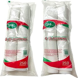 Sentir Cubano Mini disposable Cuban Style and espresso coffee cups 3/4 oz. Pack of 500