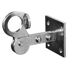 Pollmann® Baueschläge 2234450 Window Shutter Lock for Screw-On Distance 45 mm Bright Galvanised Pack of 2