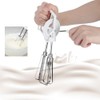 Manual Egg Mixer, Stainless Steel Hand Mixer, Whisk, Non-Slip Handle,