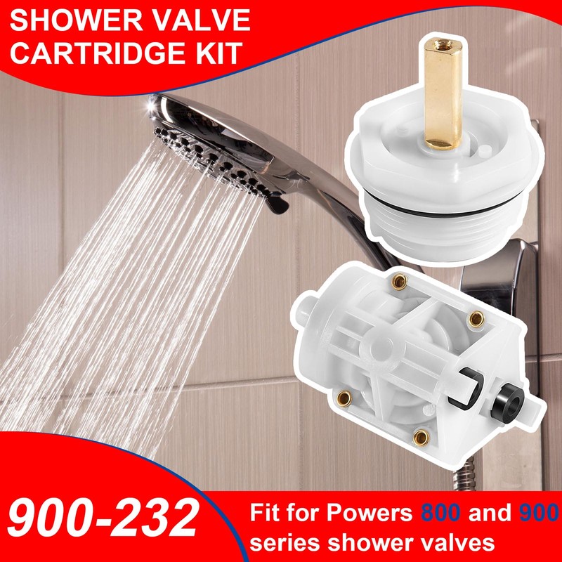 Shower Valve Cartridge Kit Fit for Powers 800 and 900