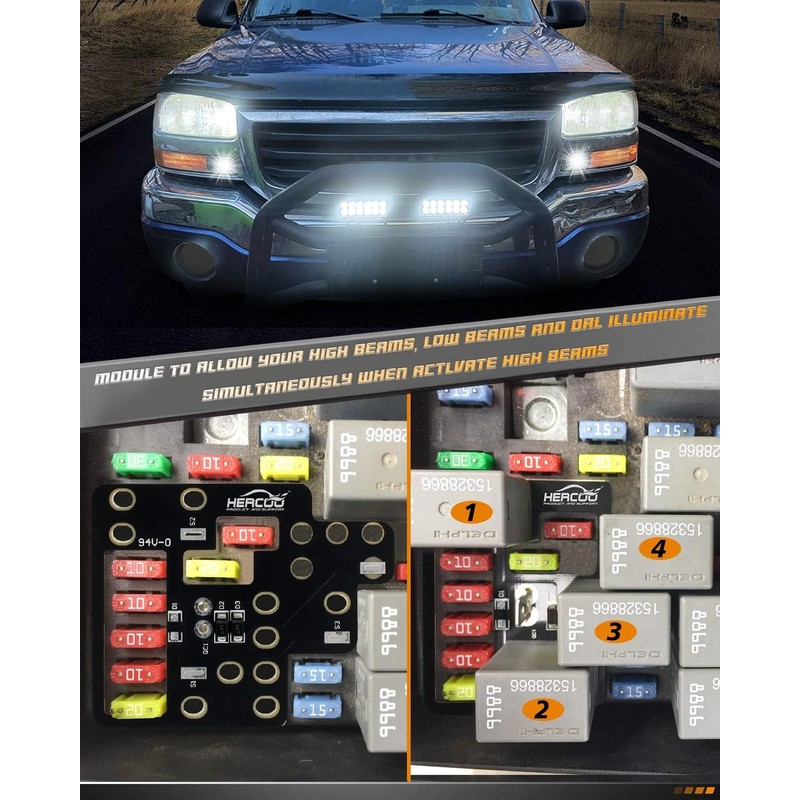 HERCOO 6 High Mod, Module for GM Low Beams High