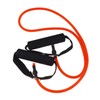 Abaodam 1Pc Elastic Yoga Resistance Bands with Handles Rope for