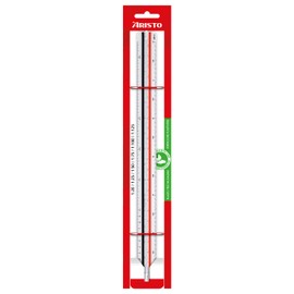 Aristo AR23702EB College Triangular Scale Reduction 1:20 :25 :50 :75 :100 :125 Plastic 30 cm Long for Architects (A)