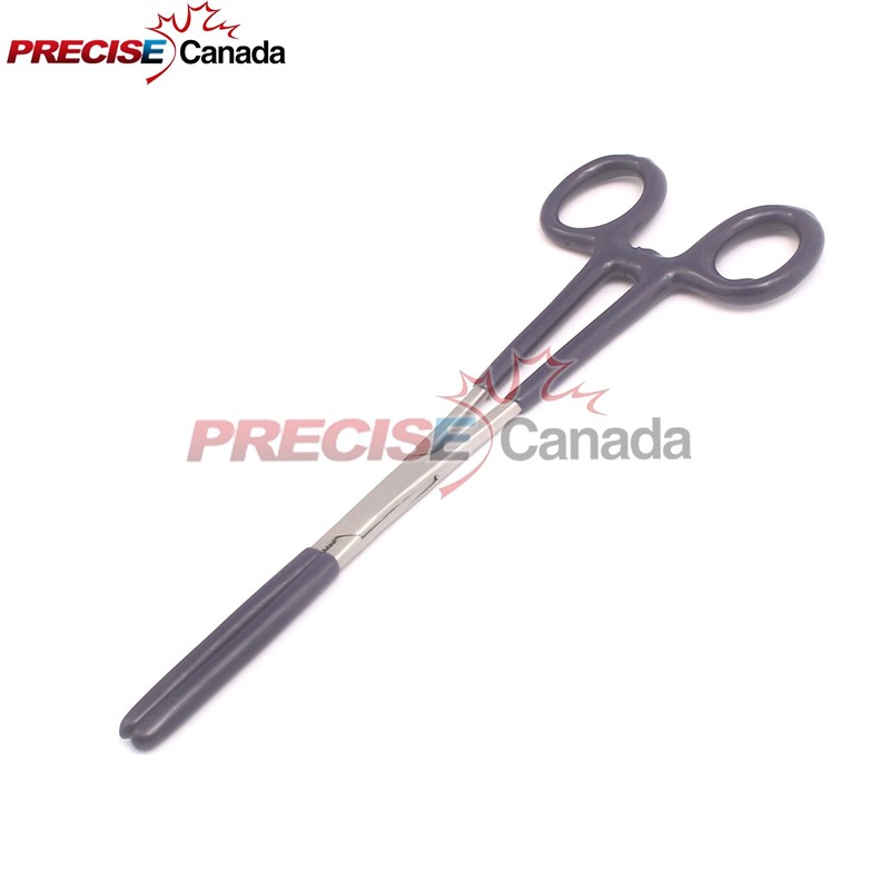 PRECISE CANADA: HEMOSTAT Forceps, Straight, 8 INCHES PVC Coated TIP