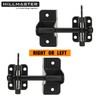 HILLMASTER Self Locking Gate Latch for Wooden Fence,Heavy Duty Gravity