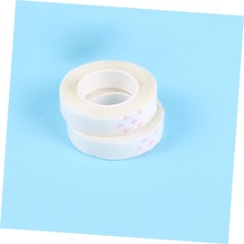 IWOWHERO 2 Rolls Seamless Extention Tape for Hair Tape on Extensions Wig Extension Tape Hair Accessory for Women Stick on Hair Extensions Double Sided Extension Tape White