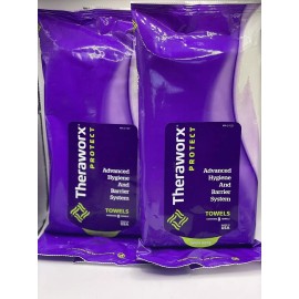 Theraworx 2-pack Theraworx Protect Advanced Hygiene & Barrier System 8 Towels Exp:2026