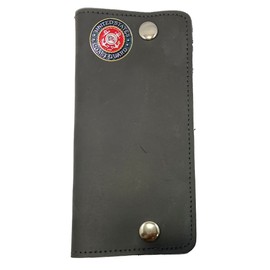 Custom United States Coast Guard Long Black Chain Wallet. MADE IN USA