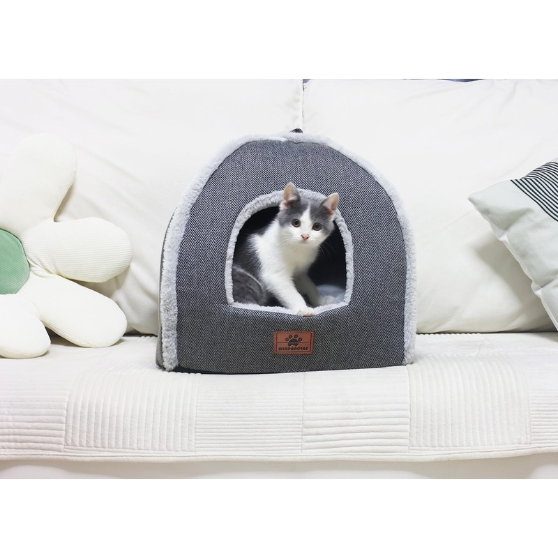 Cat Bed for Indoor Cats - Cat Cave Bed Cat