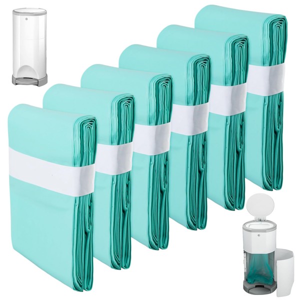 6 Stück Windeleimer Nachfüllfolie Kompatibel mit Korbell, 16L Nachfüllbeutel Nachfüllfolie