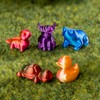 150pcs Mini 3D Printed Animals Tiny Animals Plastics Figures Miniature