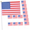CAXUSD Pcs Mini USA National Flag American Hand Held Flags