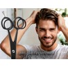 Premium Hairdressing Scissors with Micro Teeth - Finger Rest -