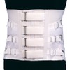 Truform-OTC Lumbosacral Support, Spinal Disc Rehab Brace, 3-Pull Side, Hook
