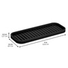iDesign Silicone Kitchen Sink Tray for Countertops - Set of