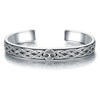 Lattd Tree of Life Bangle for Men 925 Sterling Silver