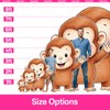 EnjoyView Cartoon Monkey Life Size Cardboard Cutout 1FT Woodland Safari
