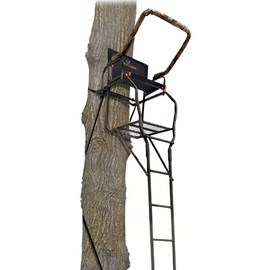 Big Game Striker XL Ladder Whitetail Deer Elk Mule Above Hunting Outdoors Flex-Tek Seat 17.5' Tall 1-Person Tree Stand
