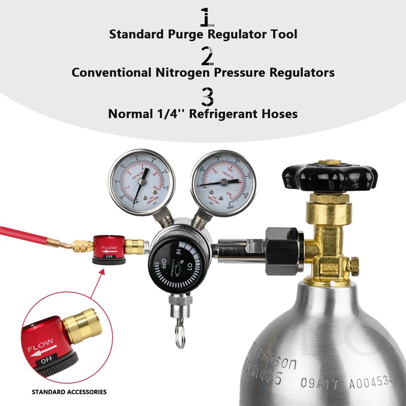 JOYANDRO Tools Used for HVAC Nitrogen Purging Tools,Nitrogen Regulator HVAC