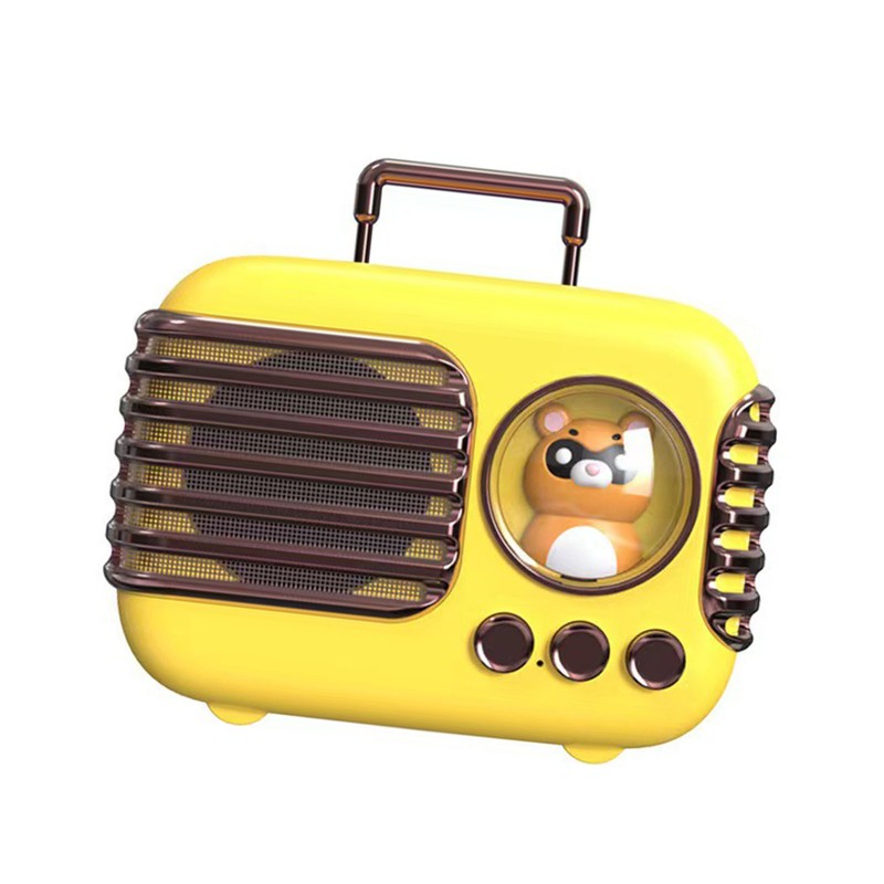 Cute Retro Bluetooth Speaker Mini Luggage Mini Speaker Creative Vintage