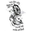 2 Sheets Temporary Sailor Tattoo Ship Anchor Tattoos Th482x2