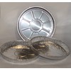 100 x 8" Round Foil Trays with No Holes