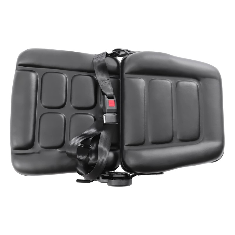 Universal Forklift Seat,Adjustable Backrest,Full Suspension Seat Replacement for Clark Cat
