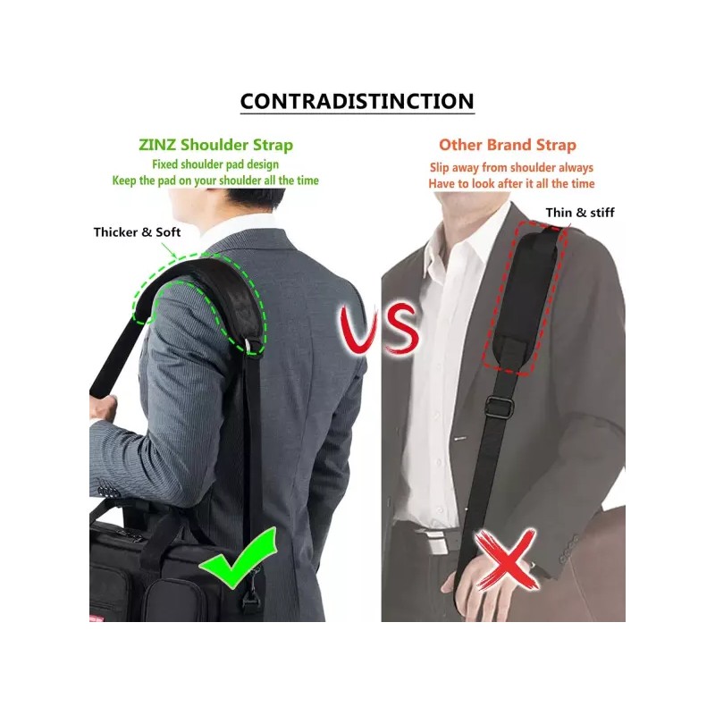 ZINZ 가방 어깨끈 패딩 조절 가능한 교체 [79] ZINZ Bag