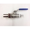 Quick Fit Weldless 316 Stainless Steel Ball Valve with Bulkhead