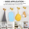 SAYAYO Gold Coat Hooks Wall Mount,Modern Towel Hooks for Bathrooms