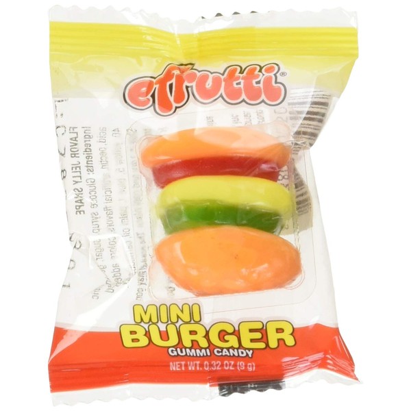 eFrutti Mini Burger Gummy 60 Pack - PACK OF 2