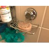 SANNO Suction Cup Soap Dish, Powerful Suction Cup, Sponges Holder