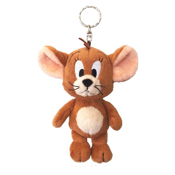 NICI BB Tom and Jerry Keyring, 4.7 inches (12 cm), Bean Bag, Plush Toy, Keychain