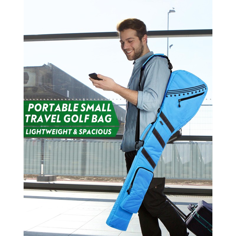 Big Teeth Golf Sunday Bag, Small Golf Bag Lightweight, Par