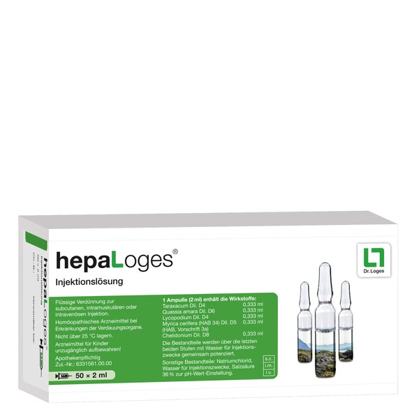 Hepaloges Solution for Injection Ampoules 50 x 2 ml