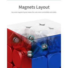 Willking Moyu Meilong 5 x 5 M cubeta magnético de velocidad sin calcomanía Moyu Meilong M 5 x 5 cubos de rompecabezas 5 x 5 x 5